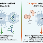 Scientific comparison: JWH-018 vs. 7H Hydro CB1 receptor binding and biased signaling via beta-Arrestin 2 recruitment.